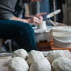 Juliet Macleod in her studio 2018